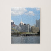 Het centrum Pittsburgh Skyline Legpuzzel (Verticaal)