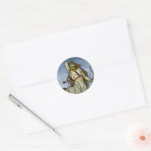 Het centrum ronde sticker (Envelop)