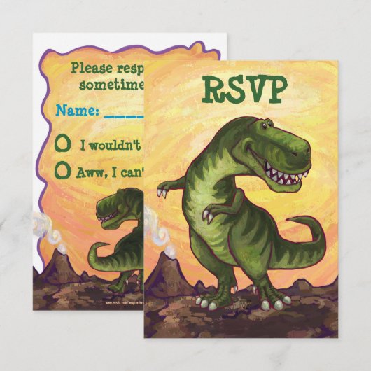 Het Centrum RSVP van de Partij van Rex van (Voorkant / Achterkant)