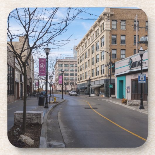 Het centrum Springfield Bier Onderzetter (Voorkant)