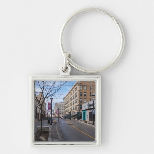 Het centrum Springfield Sleutelhanger (Voorkant)