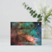 Het centrum Swan Nebula Briefkaart (Staand voorkant)