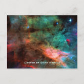 Het centrum Swan Nebula Briefkaart (Voorkant)