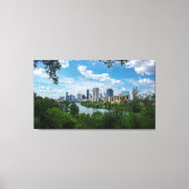 Het centrum van Austin Skyline uit Norwood-Austin Canvas Afdruk (Voorkant)