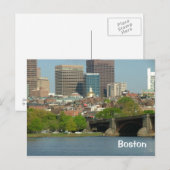 Het centrum van Boston Briefkaart (Voorkant / Achterkant)