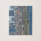 Het centrum van Boston en de Charles Legpuzzel (Verticaal)