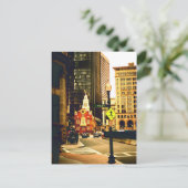 Het centrum van Boston op Kilby Street Briefkaart (Staand voorkant)