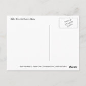 Het centrum van Boston op Kilby Street Briefkaart (Achterkant)