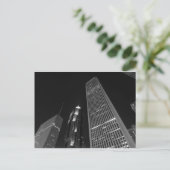Het centrum van Chicago bij nacht Briefkaart (Staand voorkant)