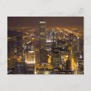 Het centrum van Chicago Briefkaart