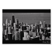 Het centrum van Chicago Foto Afdruk (Voorkant)