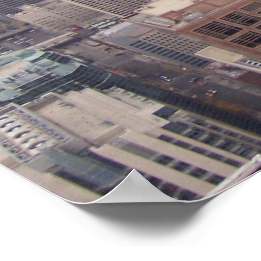 Het centrum van Chicago Poster (Hoek)
