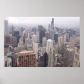 Het centrum van Chicago Poster (Voorkant)