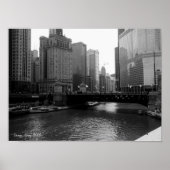 Het centrum van Chicago Poster (Voorkant)