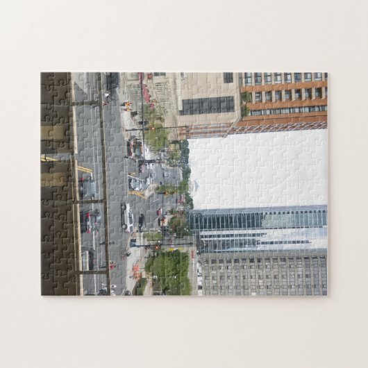 Het centrum van Chicago puzzle Legpuzzel (Horizontaal)