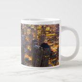 Het centrum van Chicago skyline bij schemering Grote Koffiekop (Rechts)