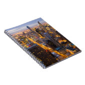 Het centrum van Chicago skyline bij schemering Notitieboek (Rechterzijde)