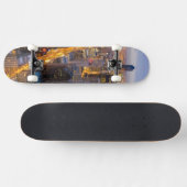 Het centrum van Chicago skyline bij schemering Persoonlijk Skateboard (Horizontaal)