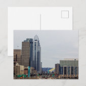 Het centrum van Cincinnati, Ohio Briefkaart (Voorkant / Achterkant)