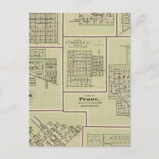 Het Centrum van Dallas, Casey, Rechtse DeSoto, Briefkaart (Voorkant)