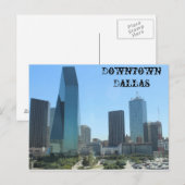Het centrum van Dallas Texas # 3 Briefkaart (Voorkant / Achterkant)