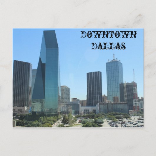 Het centrum van Dallas Texas # 3 Briefkaart (Voorkant)
