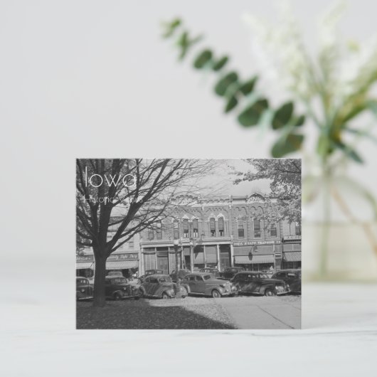 Het centrum van de binnenstad van Grundy, Briefkaa Briefkaart (Staand voorkant)