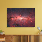 Het centrum van de Melkweg Canvas Afdruk (Insitu (Woonkamer))