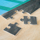 Het centrum van de piek tram, Hong Kong, Azië Legpuzzel (Zijkant)