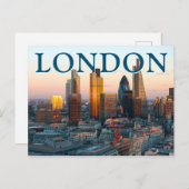 Het centrum van het Bedrijfs | Londen, Engeland Briefkaart (Voorkant / Achterkant)