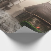 Het centrum van Hobbiton op een dag van de Foggy Cadeaupapier (Hoek)