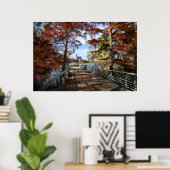 Het centrum van LadyBird Lake Boardwalk - Austin Poster (Thuiskantoor)