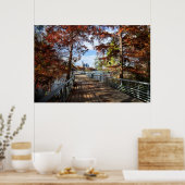 Het centrum van LadyBird Lake Boardwalk - Austin Poster (Keuken)