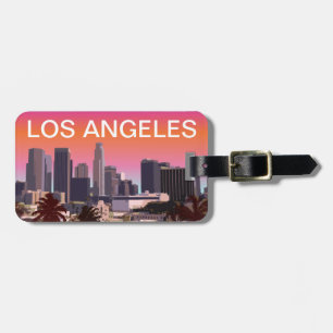 Het centrum van Los Angeles - Afbeelding Bagagelabel