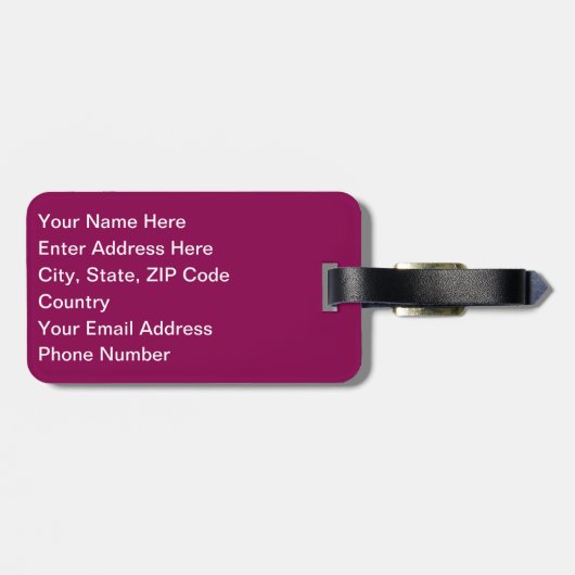 Het centrum van Los Angeles -  Afbeelding Bagagelabel (Achterkant horizontaal)