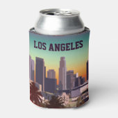 Het centrum van Los Angeles -  Afbeelding Blikjeskoeler (Blikje Voorkant)