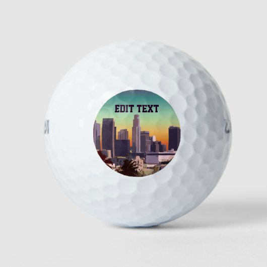 Het centrum van Los Angeles -  Afbeelding Golfballen (Voorkant)