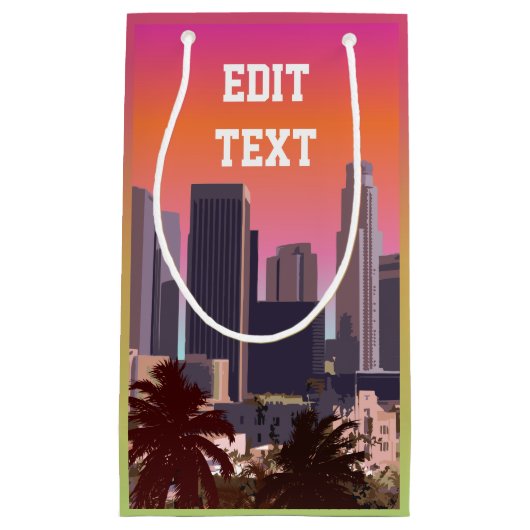 Het centrum van Los Angeles -  Afbeelding Klein Cadeauzakje (Voorkant)