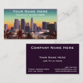 Het centrum van Los Angeles -  Afbeelding Visitekaartje (Voorkant / Achterkant)