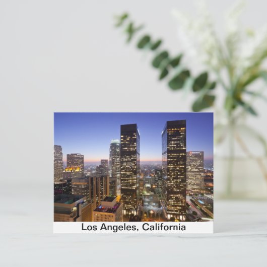 Het centrum van Los Angeles Briefkaart (Staand voorkant)