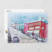 Het centrum van Los Angeles Briefkaart (Voorkant / Achterkant)