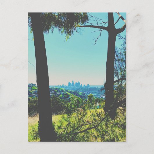 Het centrum van Los Angeles Briefkaart (Voorkant)