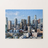 Het centrum van Los Angeles Daylight Legpuzzel (Horizontaal)