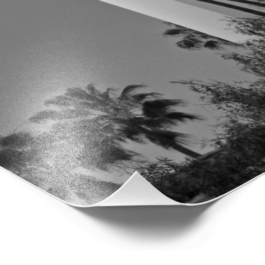 Het centrum van Los Angeles Foto Afdruk (Hoek)