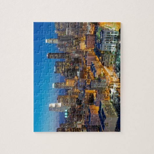 Het centrum van Los Angeles in Dusk Legpuzzel (Verticaal)