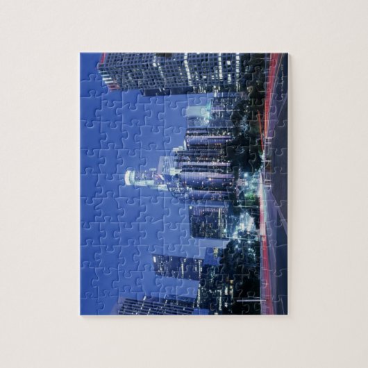 Het centrum van Los Angeles Legpuzzel (Verticaal)