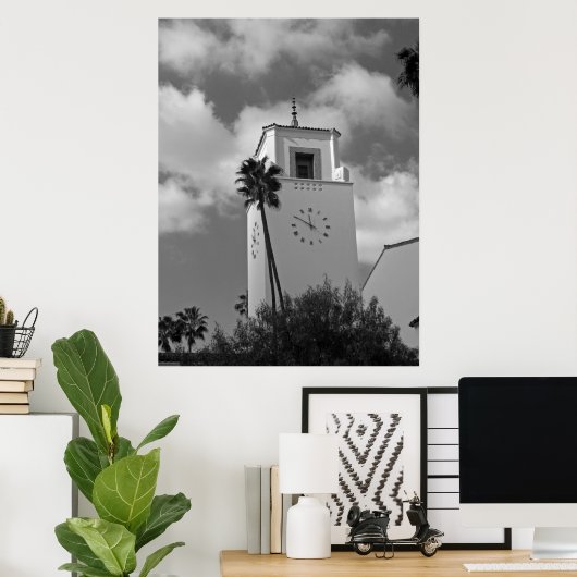 Het centrum van Los Angeles Poster (Thuiskantoor)