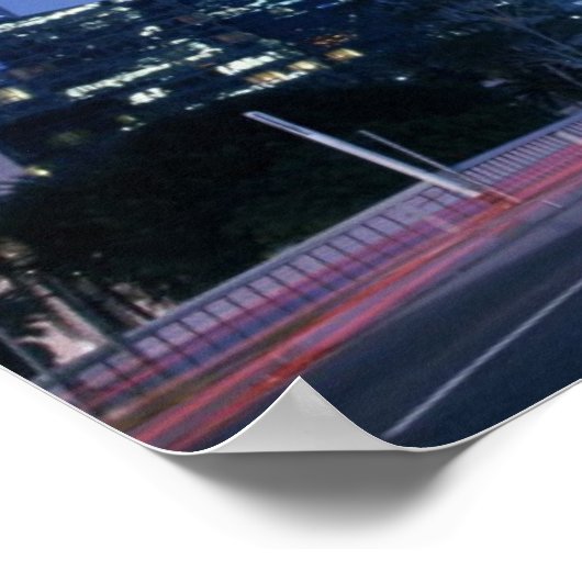 Het centrum van Los Angeles Poster (Hoek)