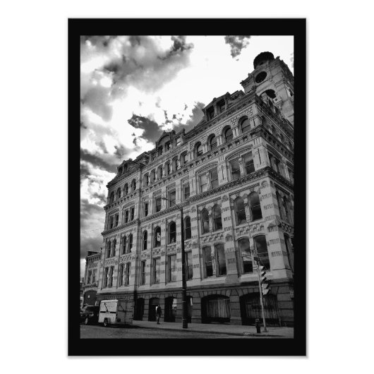 Het centrum van Milwaukee-gebouw Foto Afdruk (Voorkant)
