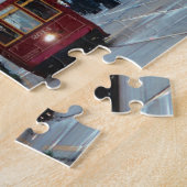 Het centrum van New Orleans Louisiana Trolley Legpuzzel (Zijkant)